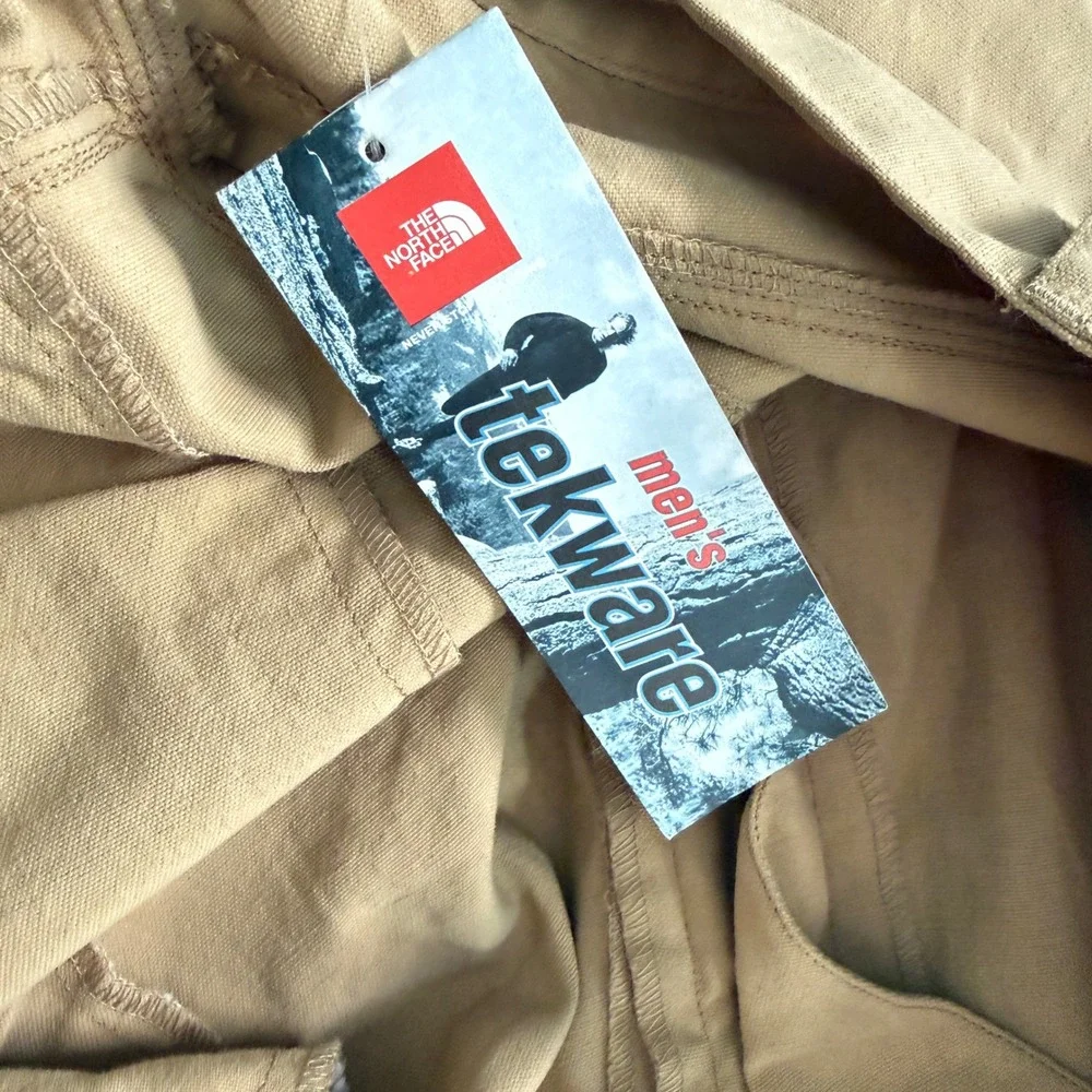NWT Vintage North Face Tekware Yak Canvas Trekkers Pant 38 x 32 Rattan Deadstock